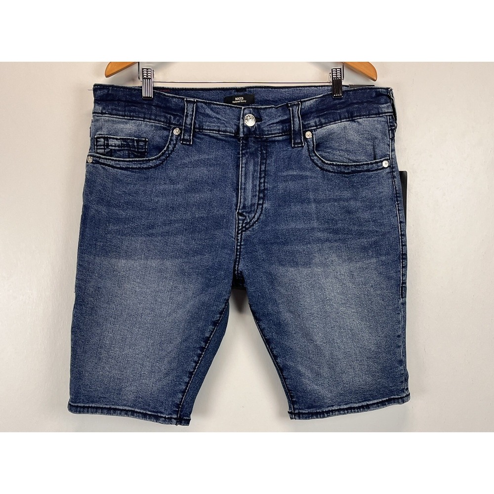 NEW TRUE RELIGION  ROCCO RELAX SKINNY SHORTS, Sz. 38 NWT MSRP:  $159